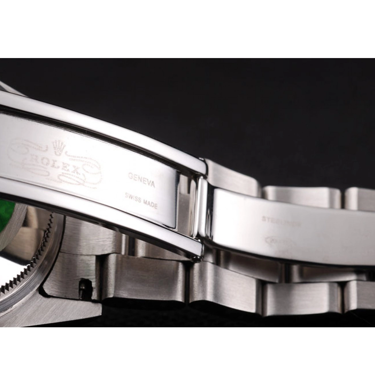 MiroTime 0815 Rolex Datejust Stainless Steel Silver Flowers Dial Diamond Plated rl305